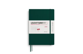 LEUCHTTURM WEEK PLANNER 2026 B5 HC 12 MONTHS FOREST GREEN 372757
